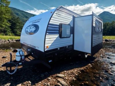 2026 Forest River Cherokee Wolf Pup — rear three-quarter view