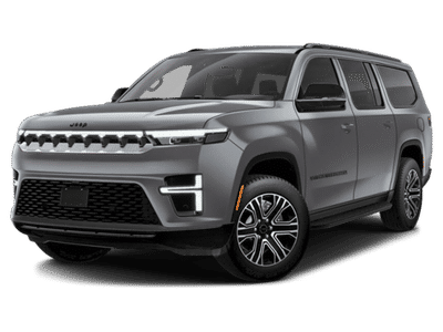 2026 Jeep Grand Wagoneer Limited Altitude in Baltic Gray Metallic Clearcoat — front three-quarter view
