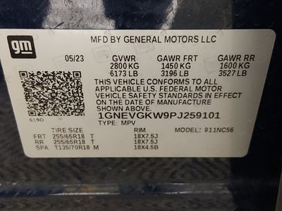 2023 Chevrolet Traverse — photo 21 view