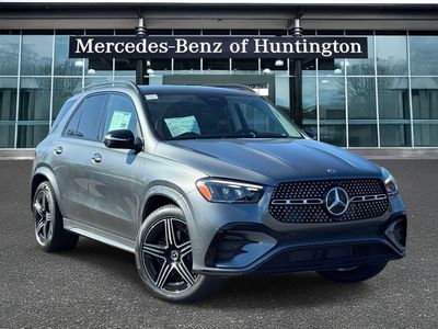2026 Mercedes-Benz GLE 350 in Selenite Grey Metallic — front three-quarter view