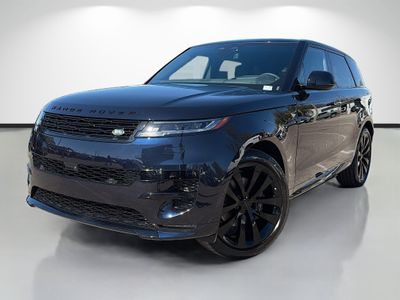 2026 Land Rover Range Rover Sport Dynamic SE in Constellation Blue SV Bespoke Ultra Metallic Gloss — front three-quarter view