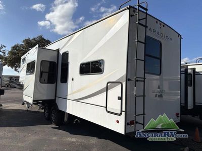 2023 Alliance RV Paradigm — engine compartment view