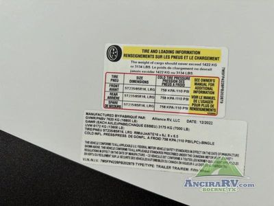 2023 Alliance RV Paradigm — photo 37 view