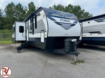 2027 Puma 340DB — front three-quarter view