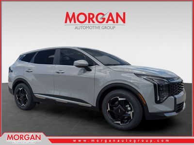 2026 Kia Sportage EX in Wolf Gray — front three-quarter view