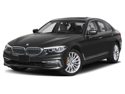 2020 BMW 5 Series 530i in Black Sapphire Metallic — front three-quarter view