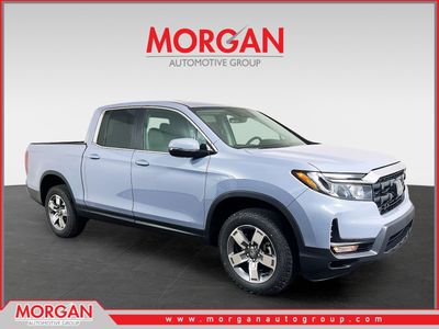 2026 Honda Ridgeline RTL in Gray — front three-quarter view
