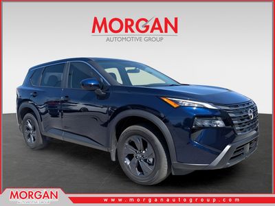 2026 Nissan Rogue SV in Blue — front three-quarter view
