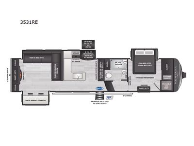 2025 Keystone Montana — rear three-quarter view