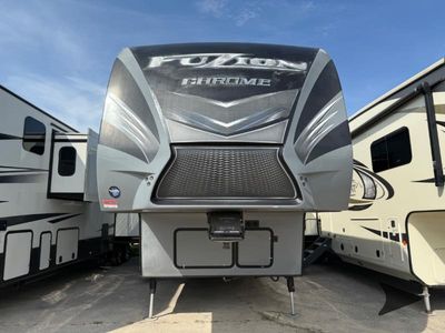 2015 Keystone RV Fuzion — rear three-quarter view