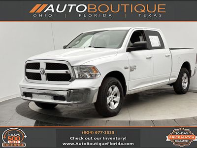 2020 Ram 1500 Classic SLT in Bright White Clearcoat — front three-quarter view