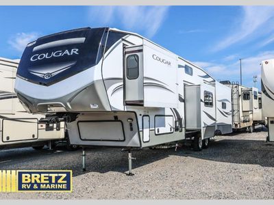 2022 Keystone RV Cougar — rear three-quarter view