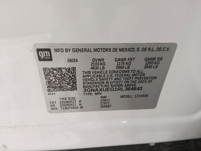 2024 Chevrolet Equinox — photo 20 view