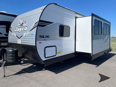 2026 Jayco Jay Flight SLX — rear three-quarter view