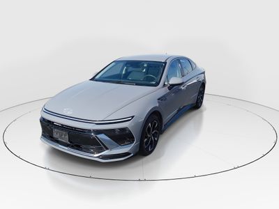 2024 Hyundai Sonata — rear three-quarter view