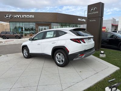 2026 Hyundai Tucson — rear three-quarter view
