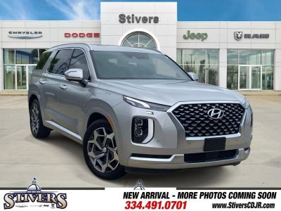2021 Hyundai Palisade Calligraphy in Silver — front three-quarter view