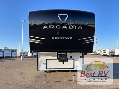 2026 Keystone RV Arcadia Select — rear three-quarter view