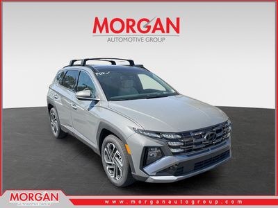 2026 Hyundai TUCSON Limited in Hampton Gray — front three-quarter view