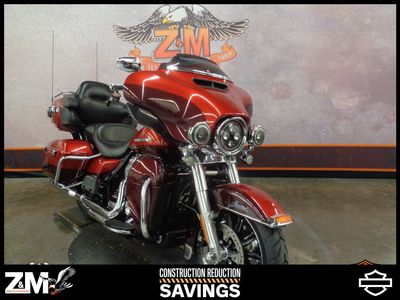 2018 Harley-Davidson Ultra Limited FLHTK in Wicked Red / Twisted Cherry — front three-quarter view