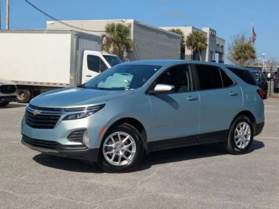 2022 Chevrolet Equinox LT in Blue — front three-quarter view