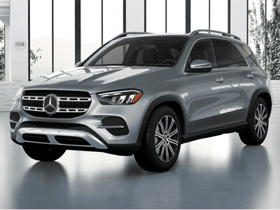 2026 Mercedes-Benz GLE 350 in Cirrus Silver Metallic — front three-quarter view