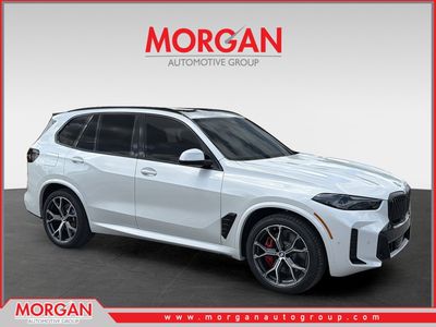 2026 BMW X5 xDrive50e in White — front three-quarter view
