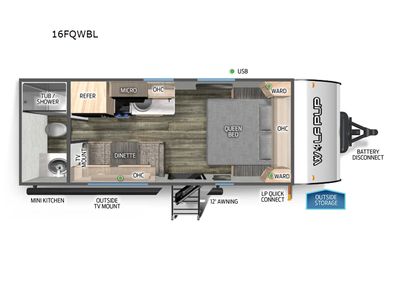 2024 Forest River RV Cherokee Wolf Pup Black Label — side profile view