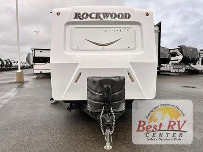 2016 Forest River RV Rockwood Ultra Lite — rear three-quarter view