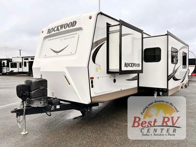 2016 Forest River RV Rockwood Ultra Lite — front three-quarter view