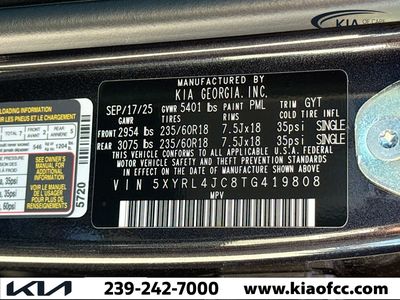2026 Kia Sorento — photo 41 view