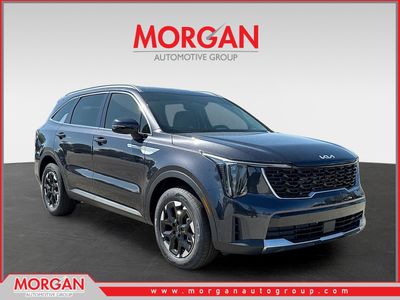 2026 Kia Sorento S in Panthera Metal — front three-quarter view
