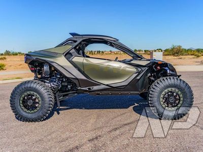 2026 Can-Am Maverick R X rc with Smart-Shox — rear three-quarter view
