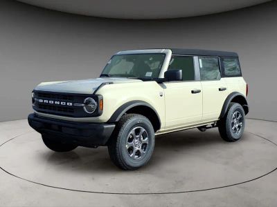 2026 Ford Bronco Big Bend in Desert Sand — front three-quarter view