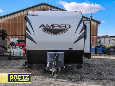 2016 EverGreen RV Amped — rear three-quarter view