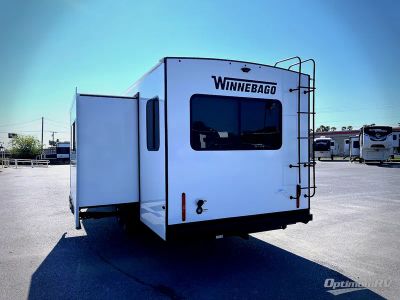 2026 Winnebago Thrive — rear three-quarter view