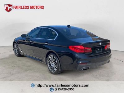 2017 BMW 5 Series — rear three-quarter view
