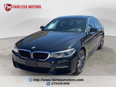2017 BMW 5 Series 530i xDrive AWD 4dr Sedan in Black Sapphire Metallic — front three-quarter view