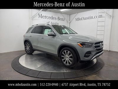 2026 Mercedes-Benz GLE 350 in MANUFAKTUR Alpine Grey — front three-quarter view