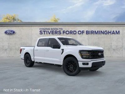 2026 Ford F-150 XLT in White — front three-quarter view