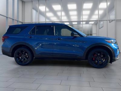 2022 Ford Explorer — rear three-quarter view