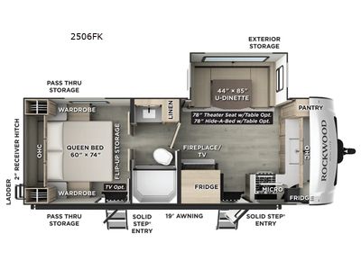2026 Forest River RV Rockwood Mini Lite — side profile view