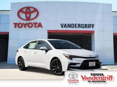 2026 Toyota Corolla N/A in Ice Cap — front three-quarter view