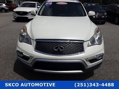 2016 INFINITI QX50 — rear three-quarter view