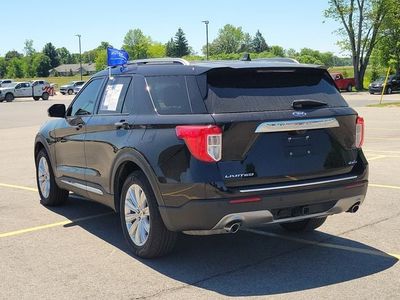 2022 Ford Explorer — rear three-quarter view