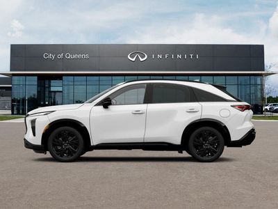 2027 INFINITI QX65 — rear three-quarter view