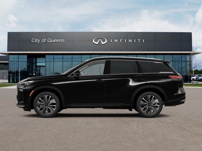 2027 INFINITI QX60 — rear three-quarter view