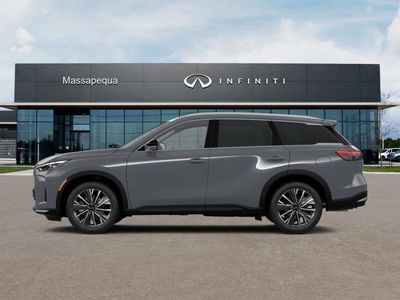 2027 INFINITI QX60 — rear three-quarter view