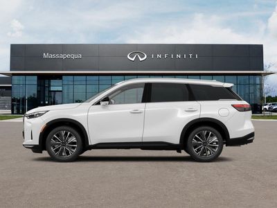 2027 INFINITI QX60 — rear three-quarter view