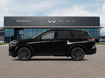 2027 INFINITI QX60 — rear three-quarter view